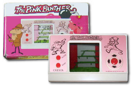 Pink Panther LCD handheld game by Cresta or Halion or Ectron