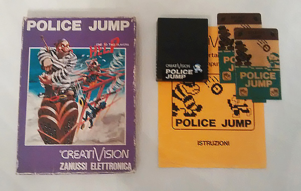 Police Jump game cartridge for VTech Creativision and Dick Smith Wizzard